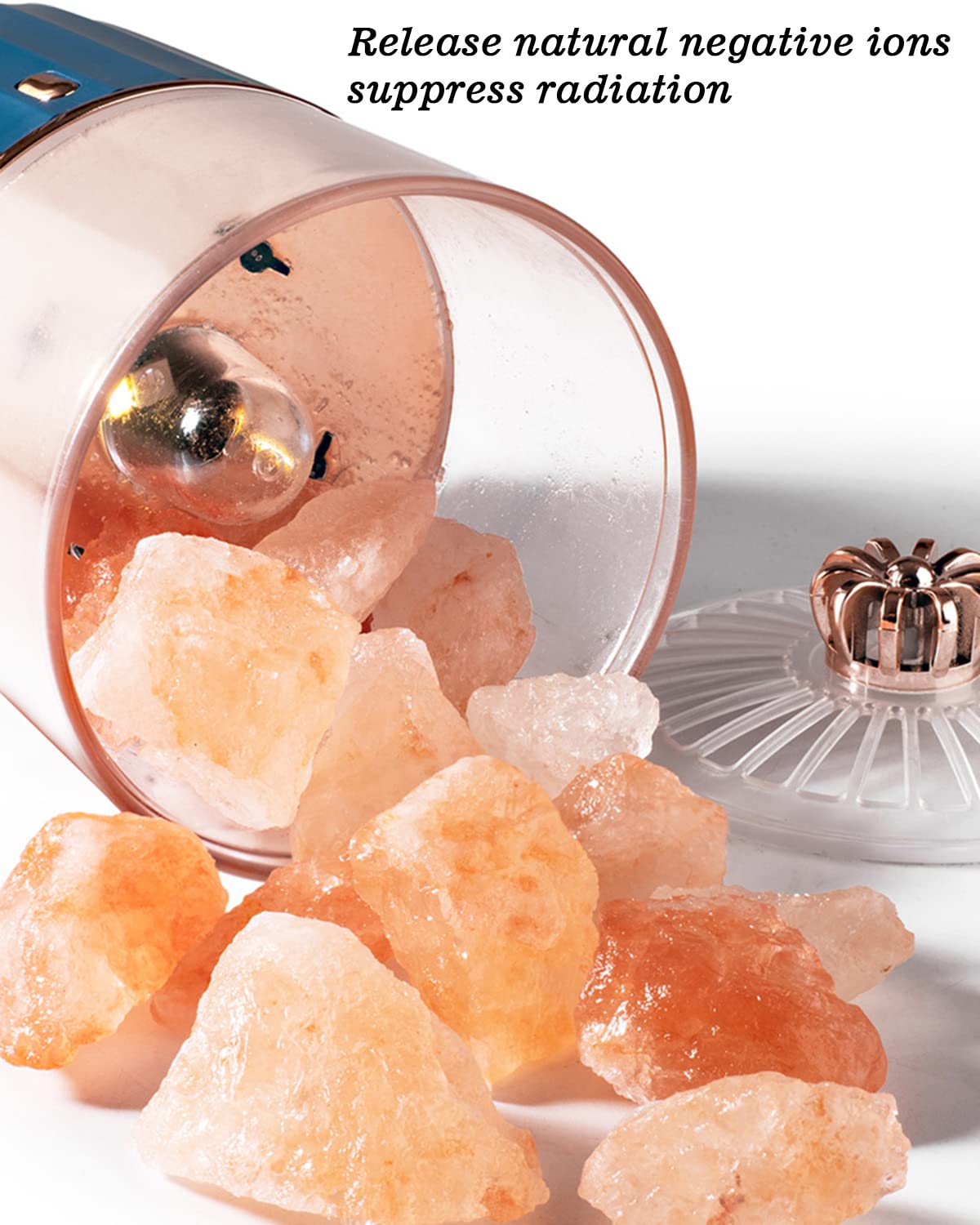 Amazon | ヒマラヤソルトランプ USB天然岩塩ランプ led 塩灯